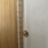 栗の木　六角形の手摺り　真鍮金具付き　ちょうなはつり仕上げ　60cm〜120cm - 画像 (10)