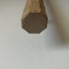 栗の木　八角形の手摺り　横使い　真鍮金具付き　ちょうなはつり仕上げ　60cm〜120cm - 画像 (8)