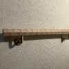 栗の木　六角形の手摺り　L字型真鍮金具付き　横使い　ちょうなはつり仕上げ　60cm〜120cm - 画像 (4)