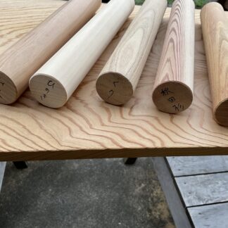 丸い手摺りのサンプルセット  5本入り